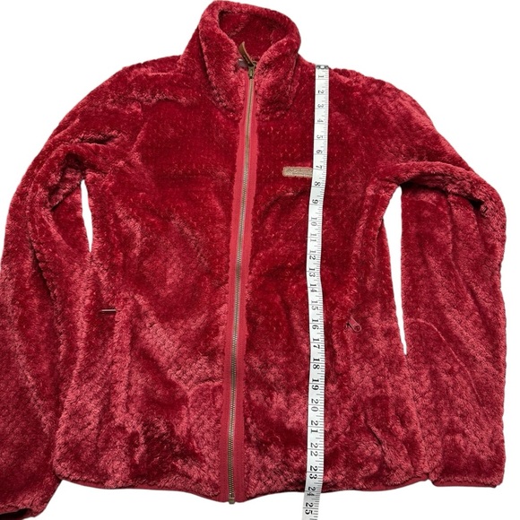 Columbia Jacket Fire Side II Sherpa Full Zip Fleece SZ S Spring Outdoor Granola - Picture 5 of 12
